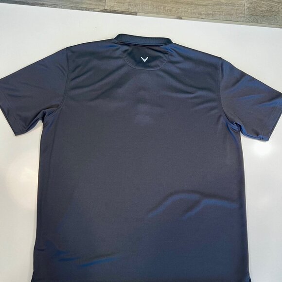 Calloway Opti-Dry Golf Polo, Black, Men's XL - Picture 3 of 3